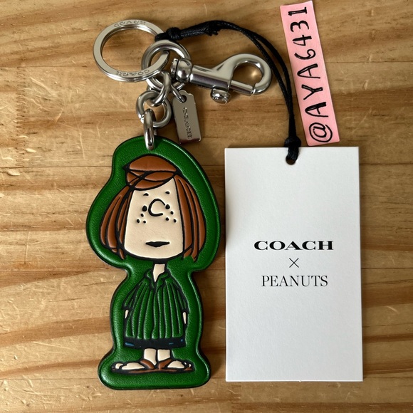 Coach X Peanuts Peppermint Patty Bag Charm🎈🎈 - Picture 1 of 4